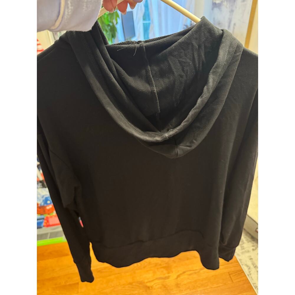 Kindred Bravely Black Bamboo Maternity & Nursing Hoodie Sweatshirt XS - Picture 5 of 5